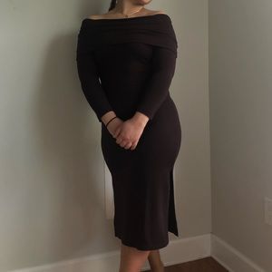 H&M Off-shoulder Dress
